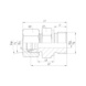 Straight screw-in fitting steel BSPP male - TUBFITT-ISO8434-L-SDSC-B-ST-D42-G1.1/2 - 2