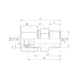 Straight screw-in fitting steel NPT male - TUBFITT-ISO8434-L-SDSC-ST-D10-1/4 NPT - 2