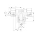 Adj. T-sealing cone fitting steel with O-ring - TUBFITT-ISO8434-S-SWOBTC-ST-D25-M36X2 - 2