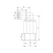 L-shaped push-in fitting long version R thread - PSHINFITT-L-ROT-LG-PLA-ET-R1/2-PIP-8 - 2