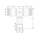 T-shaped push-in fitting R thread - PSHINFITT-T-ROT-PLA-ET-R1/2-PIP-16 - 2