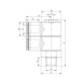 L-shaped distributor 2-way w hex. socket R thread - DSTR-2WAY-L-ROT-PLA-HS-ET-R1/4-PIP-10 - 2