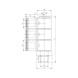 L-shaped distributor 3-way w hex. socket R thread - DSTR-3WAY-L-ROT-PLA-HS-ET-R1/4-PIP-6 - 2