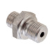 Straight male fitting ISO 8434-1, stainless steel 1.4571, BSPP male thread with metallic sealing edge, shape B - TUBFITT-ISO8434-L-SDS-B-A5-D8-G1/2 - 1