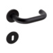 Door handle A 252 - DH-A2-A255-CLICKFIX-ROS-KH-BLACK-SATNFIN - 1