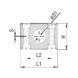 DIN3015-2 usage intensif surface interne lisse SA - DCTNGCLMP-DIN3015/2-SA-H-SZ5S/3-5038 - 2