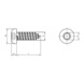 Raised countersunk head tapping screw, shape C with hexalobular socket - SCR-RSDCS-DIN7983-C-TX20-A2-4,2X32 - 2