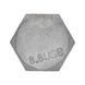 Boulon hexagonal, entièrement fileté, fixations SB, DIN EN 15048-1 - VIS-4017-8.8U-ECR-4032-8-(TZN)-M12X45 - 3