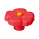 Furniture knob - PLASTIC BUTTON KID LINE FLOOWER - 1