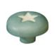 Furniture knob - PLASTIC BUTTON KID LINE STAR BLUE - 1