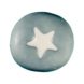 Furniture knob - PLASTIC BUTTON KID LINE STAR BLUE - 3