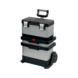 Tool box with wheels WORKCENTRE - WRKSHPTR-3IN1-BLACK-56X73X38CM-150KG - 1