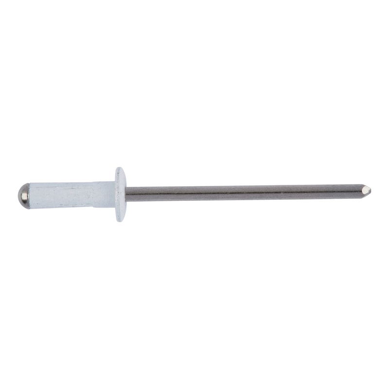 Produktbild von 50 Blindnieten Aus Edelstahl – 5x12 Mm Flachkopf, A2/A2 V2A VA Sx, Korrosionsbeständig