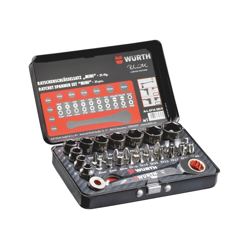 Würth 71330141 071330141 Assortimento di Chiavi combinate - Cuchillo
