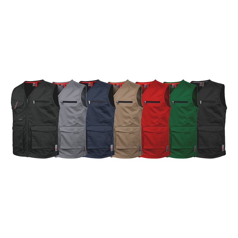Veste de travail sans manche Stretch X pour Professionnels WURTH