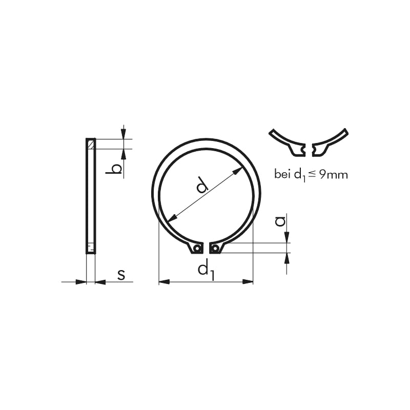 Anello Elastico Di Sicurezza Per Fori (Seeger Interno) M42 - VITI SEGINT042 - Spagnuolo S.R.L - Foto 8