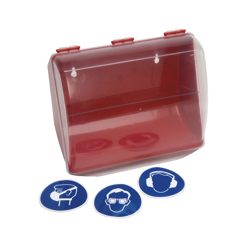 NeoLab Mini Boîte Rangement Lunettes Protection - Boîte Transparente ABS IP65 Avec Pictogramme