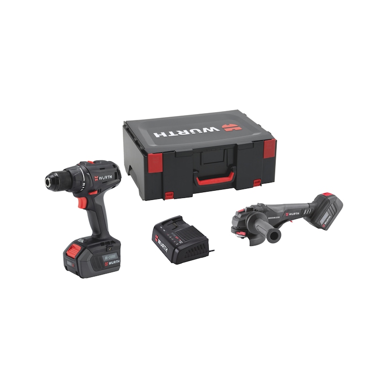 AWS ABS 18 COMPACT 2in1 M Cube valigetta kit da 5 pz Wurth