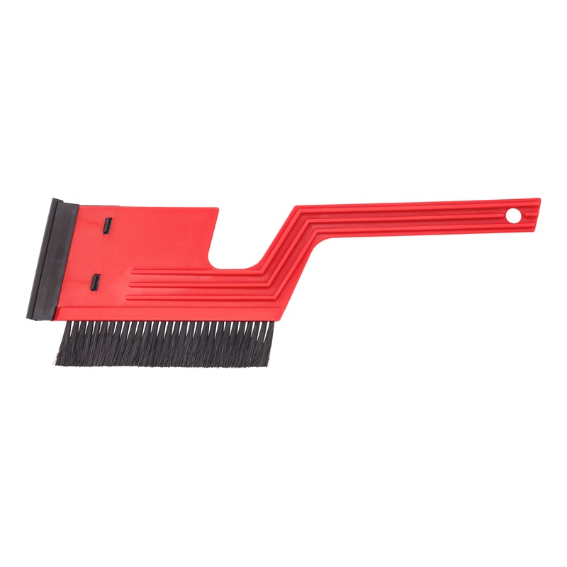 LESOLEIL Pala da neve per vialetto auto, kit 3 in 1 pala da neve portatile con raschietto per ghiaccio e spazzola da neve, rimozione del ghiaccio da neve, per giardino, campeggio, auto
