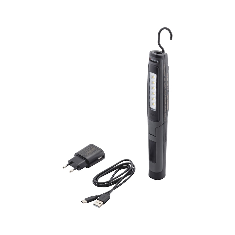 Akkumulátoros LED kézilámpa Ergopower Slim+