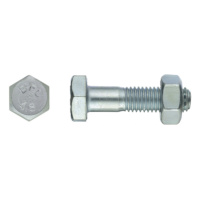 Hexagonal bolt, DIN 601, incl. nut