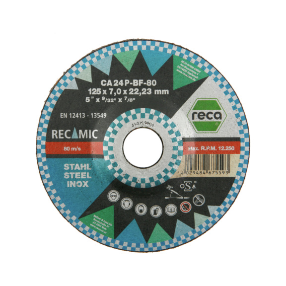 RECAMIC rough grinding disc - optimum performance without compromise - 1