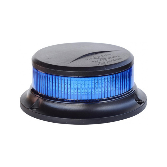 Blue LED rotating lights - Rotativo LED de color azúl, con base magnética