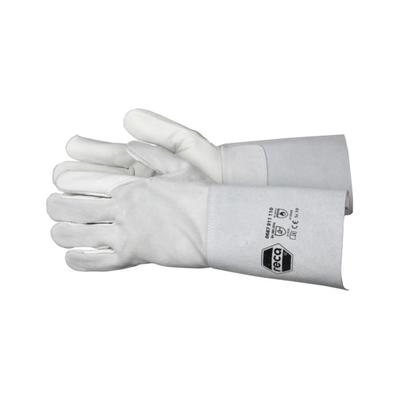 Gants de soudeur RECA Welder I - Gants de soudeur RECA Welder I, EN 12477, cat. II, cuir, taille 10