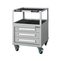 ORION assembly trolley with 2 shelves + 3 drawers