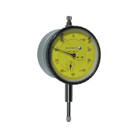 Dial gauge with magnetic back