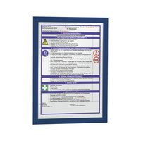 Info frame, self-adhesive back