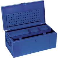 Tool case made of sheet steel 830 x 440 x 340 mm RAL 5002, ultramarine blue