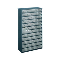 Storage cabinet made of sheet steel, height 552 mm