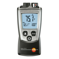 TESTO 810 IR hőmérő, mérési ciklus 0,5 s, IP 40, 119 x 46 x 25 mm