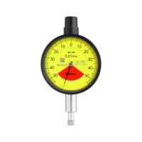 MITUTOYO dial gauge 40 mm scale interval 0.01 mm measuring range 1 mm