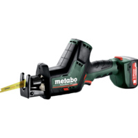 METABO PowerMaxx SSE 12 BL cordless sabre saw with 2x 12V/2Ah battery, charger