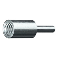 ATORN threaded adapter for tube brushes, 50mm, with 6mm shank and M6 thread