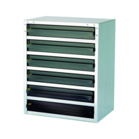 RAACO ESD steel cabinet series 250, type 250/6-3 with 6 250-03 ESD drawers