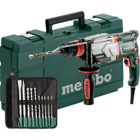 METABO Multihammer UHE 2660-2 QUICK 10-teiliges SET 2 Meißel und 8 Bohrer