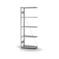 Shelving rack, single-sided