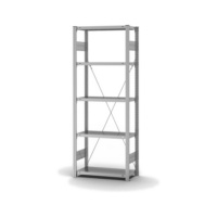 Shelving rack, single-sided