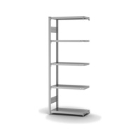 Double-sided shelving rack