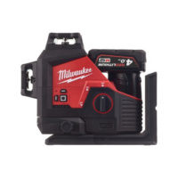 Laser croix MILWAUKEE M123PL-401C 360°