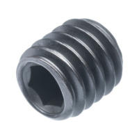 Threaded plug for internal cooling