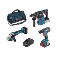 BOSCH fúrókalapács készlet GSR 18 V-28/GWS 18V-10/GBH 18 V-26 F típusokkal