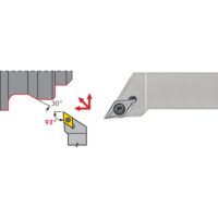 SDJC clamp holder positive, left-hand