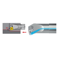 PSKN steel boring bar, negative, right