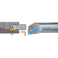 PCLN steel boring bar, negative, right