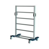 CLIP-O-FLEX (R) system trolley, can be equipped on both sides