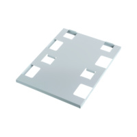 CLIP-O-FLEX insert sheet for drawer LxWxH 586.5x437.5x28 mm, RAL7035 light grey